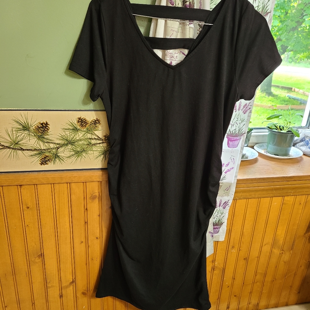 Black Maternity Dress